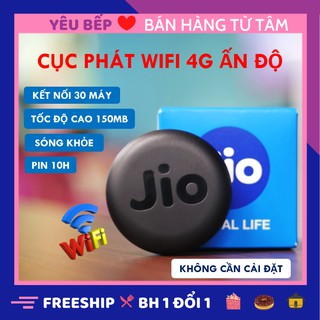 BỘ PHÁT WIFI 4G LTE JIO JMR1040 🎀 TỐC ĐỘ 150MB-PIN 3000MAH CHẠY 10 GIỜ ẤN ĐỘ