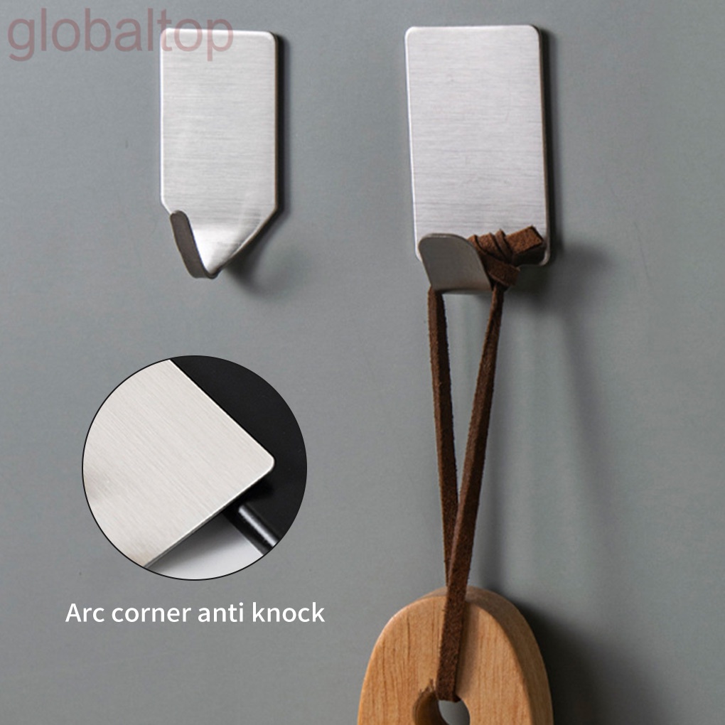 Giá đỡ móc treo đồ dán tường bằng thép không gỉ