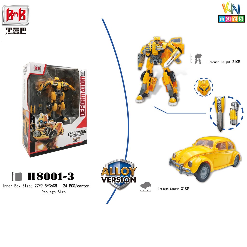 Đồ chơi xe biến hình Robot Deformation BMB H8001 – Mechanical Alliance (Phiên bản hợp kim)