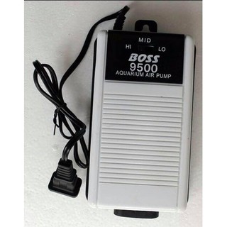 MÁY OXY 2 VÒI SIÊU ÊM CHO HỒ CÁ - BOSS 9500