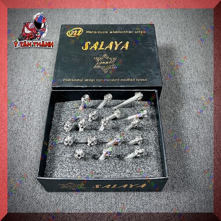 bộ ốc lốc máy salaya sirius xăng cơ 17 con