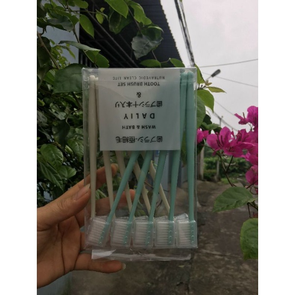 Set 10 bàn trải đánh răng nhật daliy