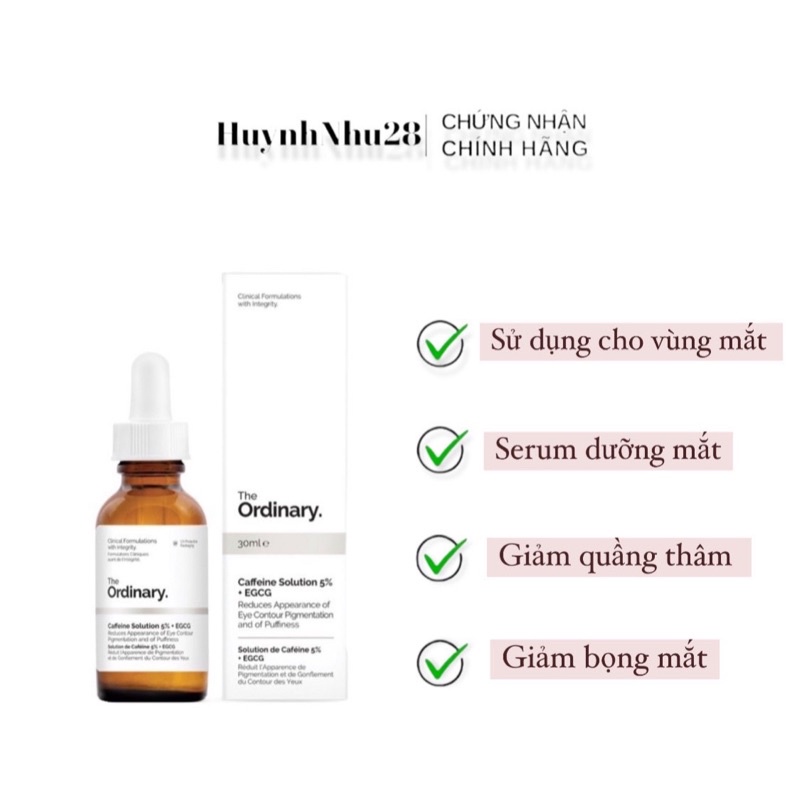 Serum Mắt The Ordinary Caffeine Solution 5% + EGCG