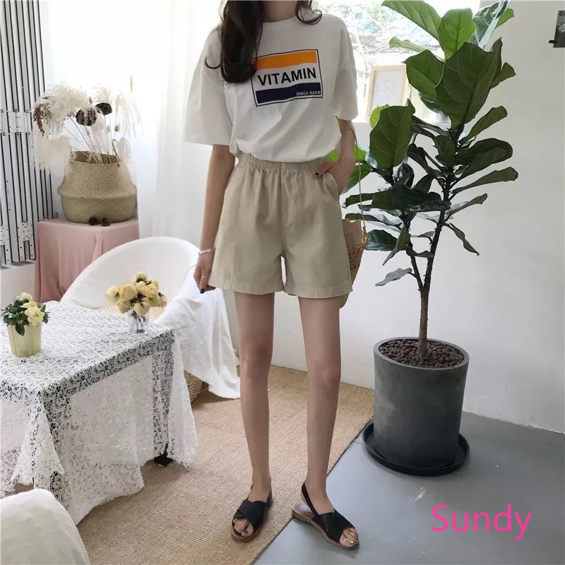 Quần Short Nữ Ống Rộng Thời Trang Hàn Quốc