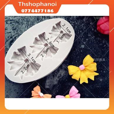 Khuôn silicon 3 hình nơ