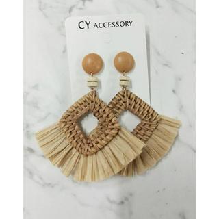 FREESHIP đơn từ 50K Khuyên tai mây tre đan khuyên tai cói mẫu mới nhất 2020 khuyên tai nữ thời trang cá tính đẹp hot