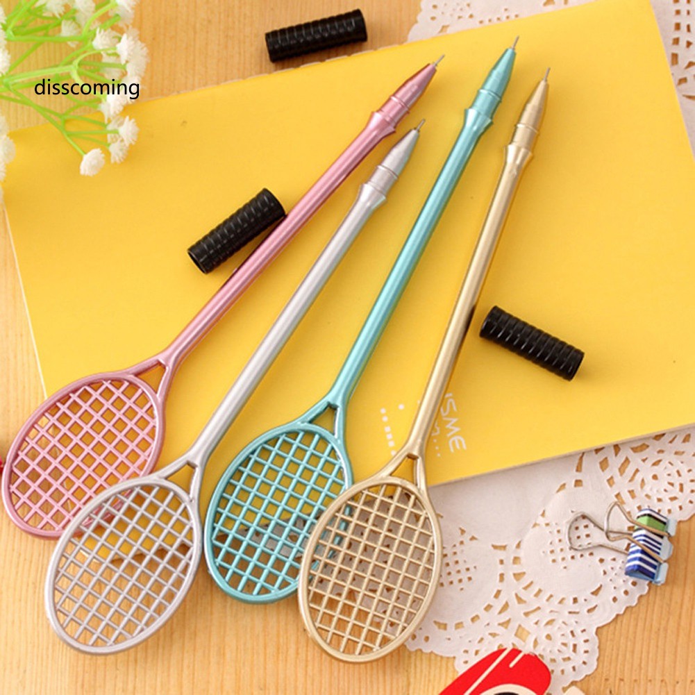 Set 4 cây viết mực hình vợt cầu lông cá tính