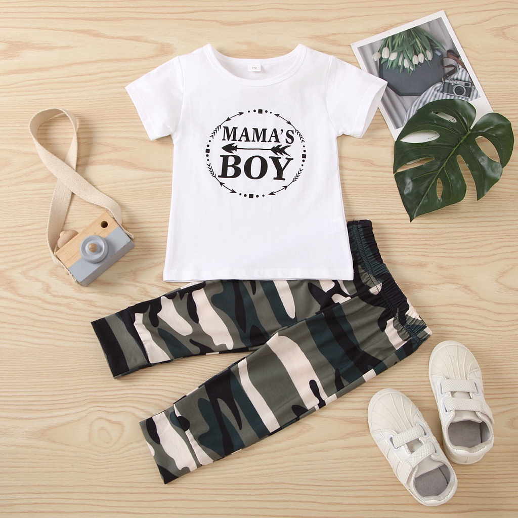 SET đồ 2 món bé trai/gái "MAMA's BOY"