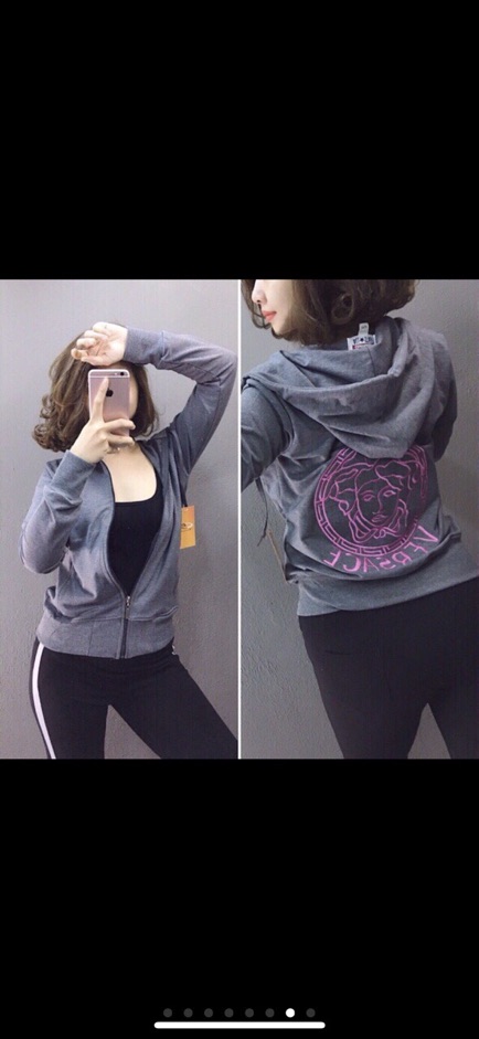 Áo khoác chống nắng thêu VERSACE