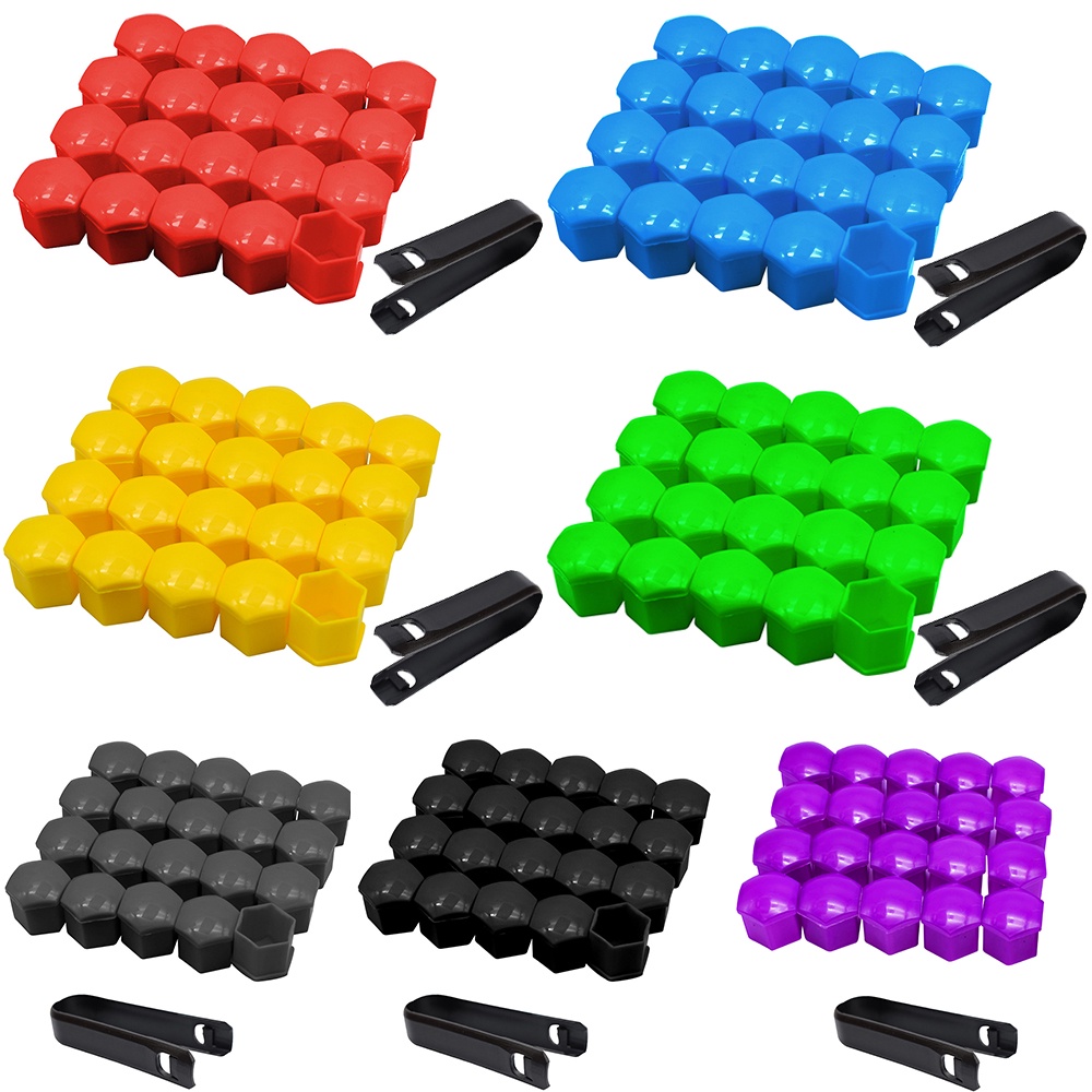 Mới Set 20 Nắp Đậy Bảo Vệ Ốc Vít Bánh Xe Ô Tô Chống Bụi
