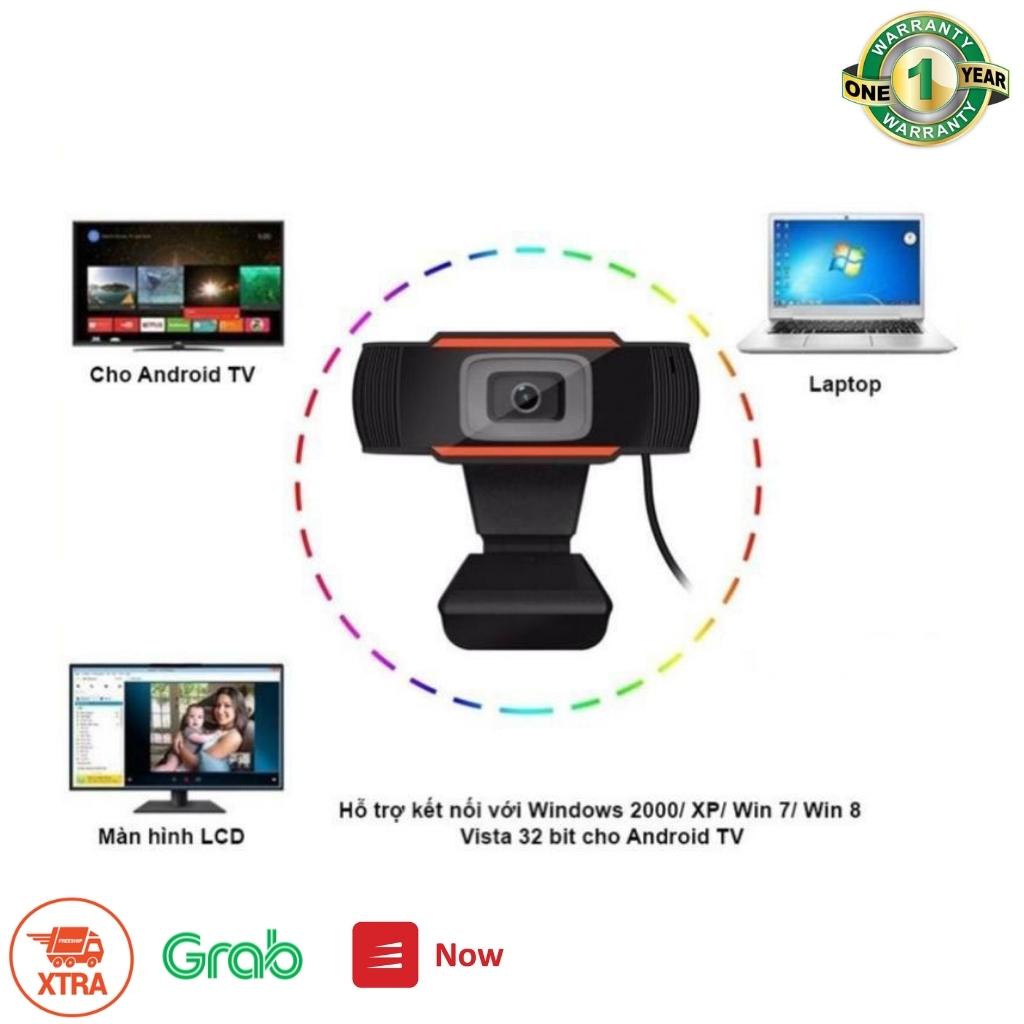 Webcam máy tính Full HD 720P/1080P, webcam laptop, hỗ trợ học trực tuyến, livestream có Mic