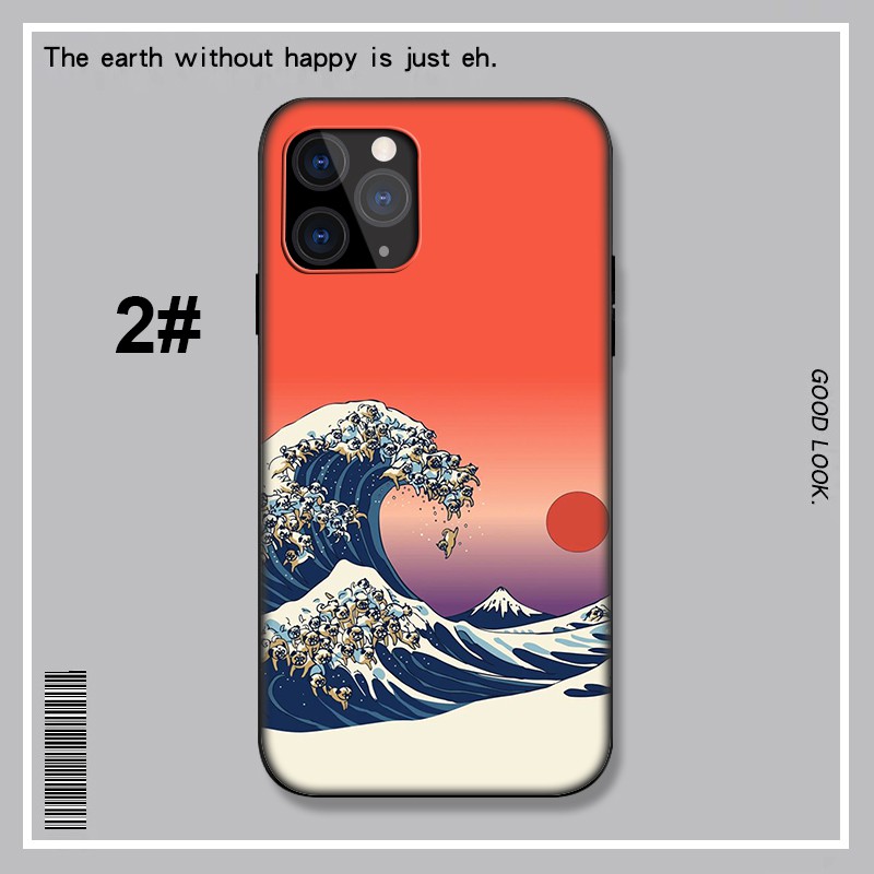 iPhone 12 Mini 11 Pro Max 11pro 12mini 12pro 12promax Casing phone Soft Case LU210 The Great Wave