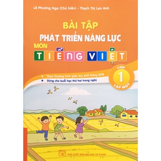 Sách - Bài tập phát triển năng lực môn tiếng việt lớp 1 - Tập 1 (Bìa cam)
