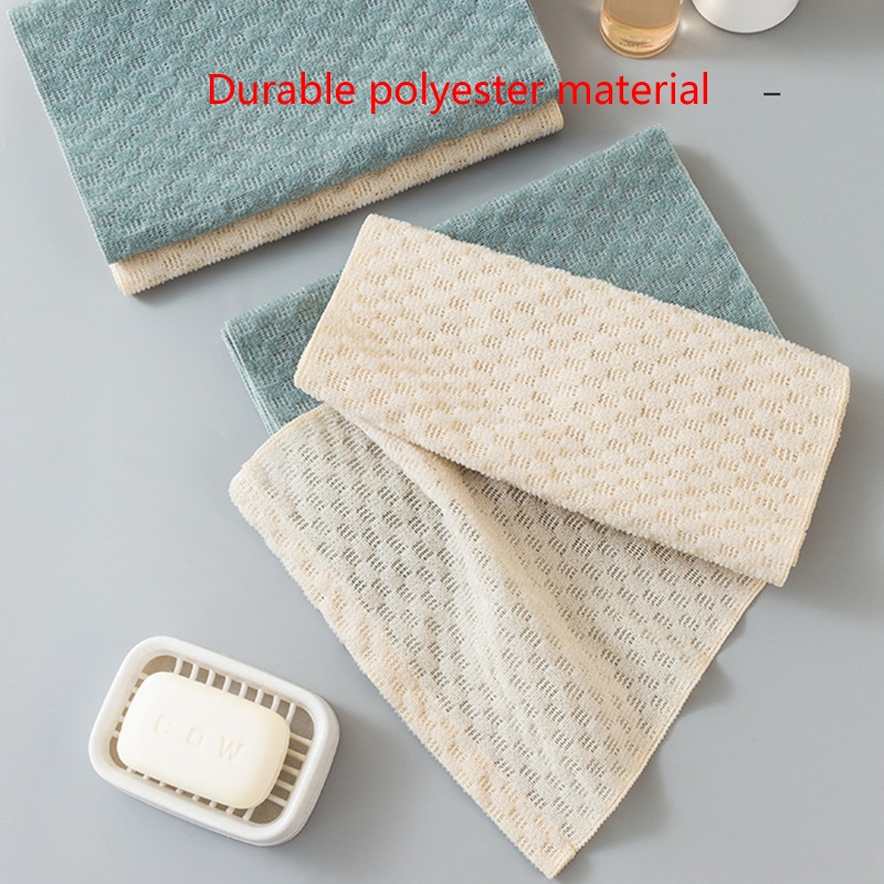 Khăn Tắm Chà Lưng Tẩy Tế Bào Chết Bằng Polyester Kiểu Nhật Bản