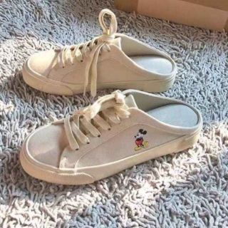 (VIDEO) Giày Sục Thể Thao Nữ Zara Hở Gót Mickey Fullbox Tag Mạc Hàng Chuẩn Xịn