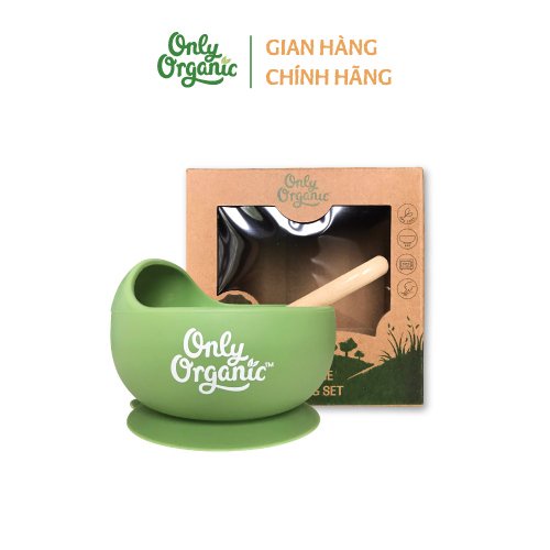 Set bát silicon ăn dặm cao cấp Only Organic