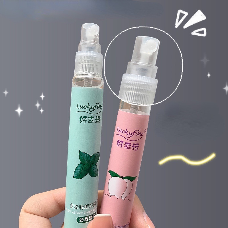 [Hàng mới về] Chai xịt thơm miệng Luckfine 15dung tích giữ mùi lâu không chứa cồn | BigBuy360 - bigbuy360.vn