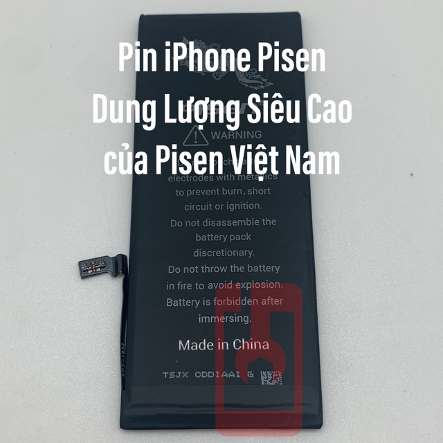 Pin i Phone Pisen Dung Lượng Siêu Cao của Pisen Việt Nam