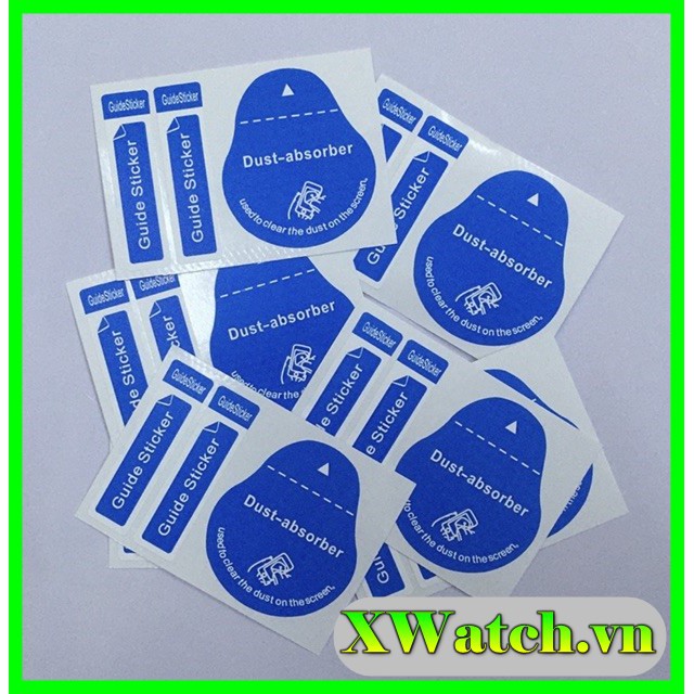 Sticker lấy bụi, hít bụi hỗ trợ dán cường lực