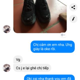 Ảnh thật kèm feedback giầy thể thao đen