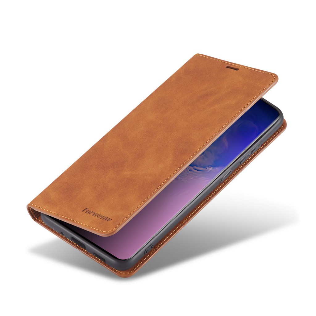 Bao da điện thoại nắp gập có ngăn thẻ cho Samsung S20 S20plus S20 ultra | BigBuy360 - bigbuy360.vn