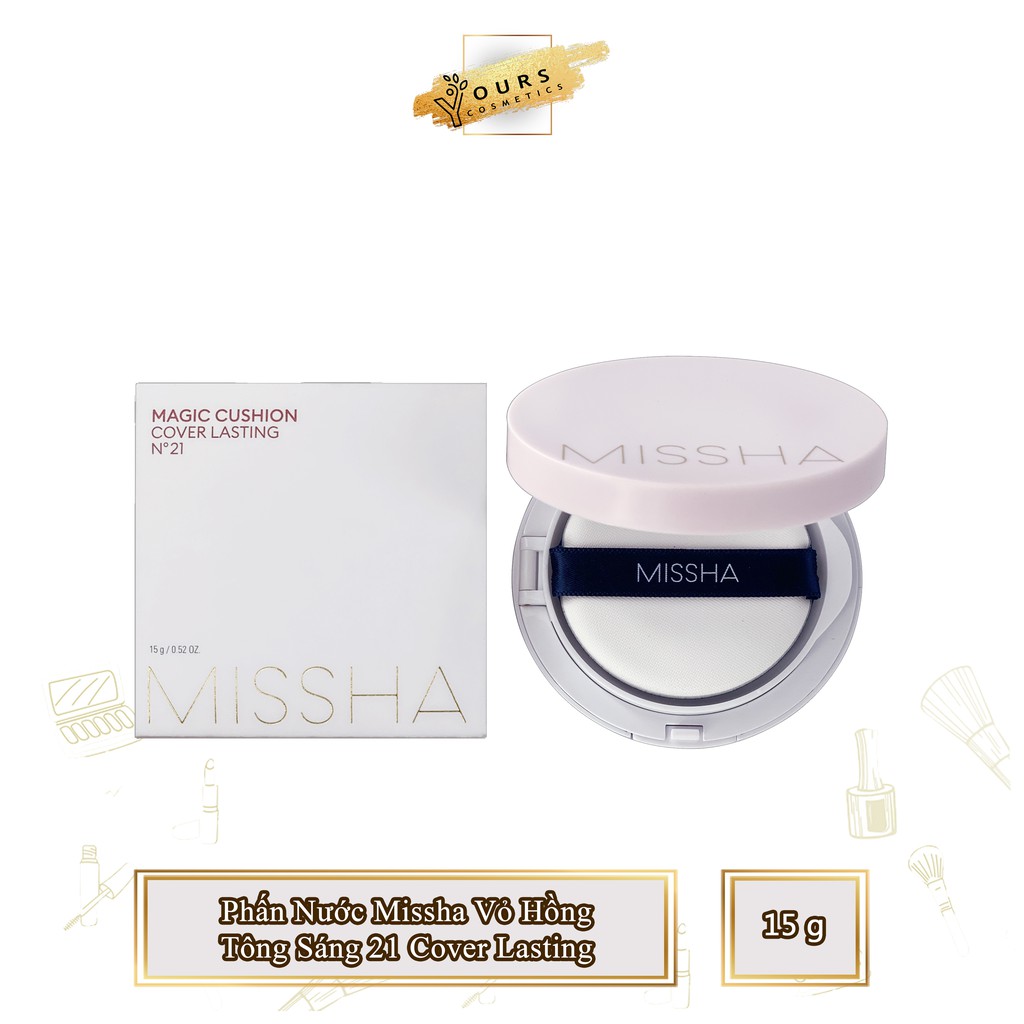 [Auth Hàn] Phấn Nước Kiềm Dầu Missha Tông Sáng 21 Magic Cushion Cover Lasting SPF50++++ | BigBuy360 - bigbuy360.vn