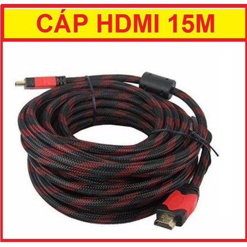 dây cáp HDMI dẹt - tròn 15m