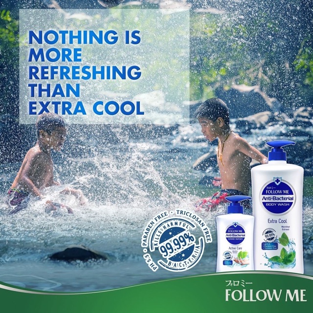 Sữa Tắm Dưỡng Ẩm Trắng Da Follow Me 1100ml Malaysia