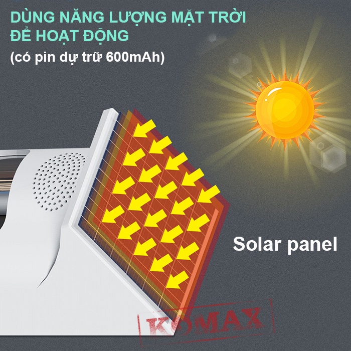 Chống trộm hồng ngoại năng lượng mặt trời KM-X20