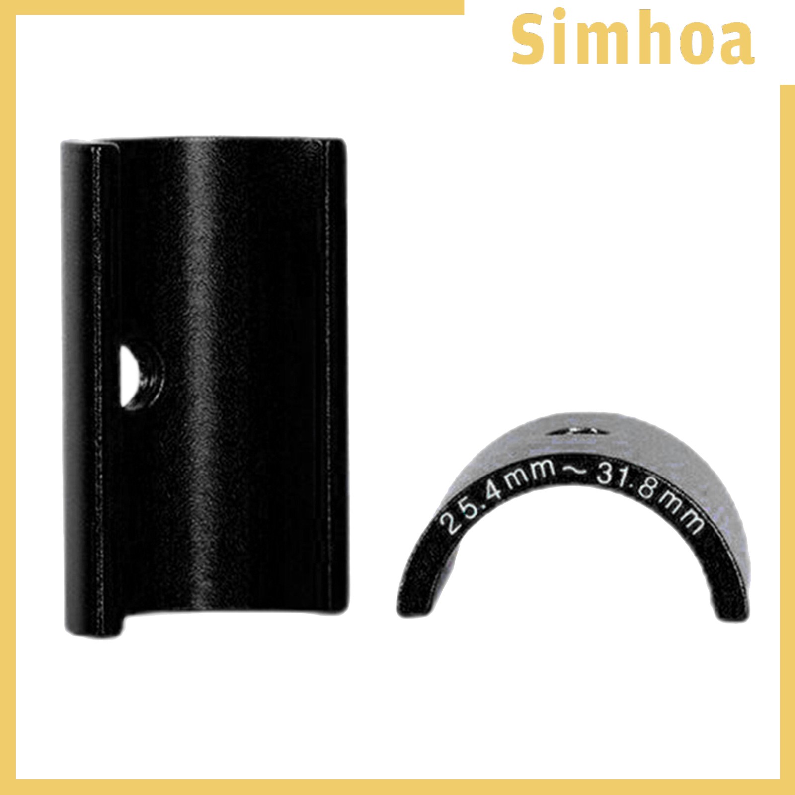 [SIMHOA] Bike Stem 25.4 to 31.8mm Shim Handlebar Adapter Spacer - 1 Pair