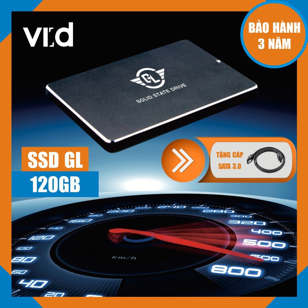 Ổ Cứng SSD GL 120GB, 480GB - Tặng cáp SATA 3.0 - Bảo hành 36 tháng