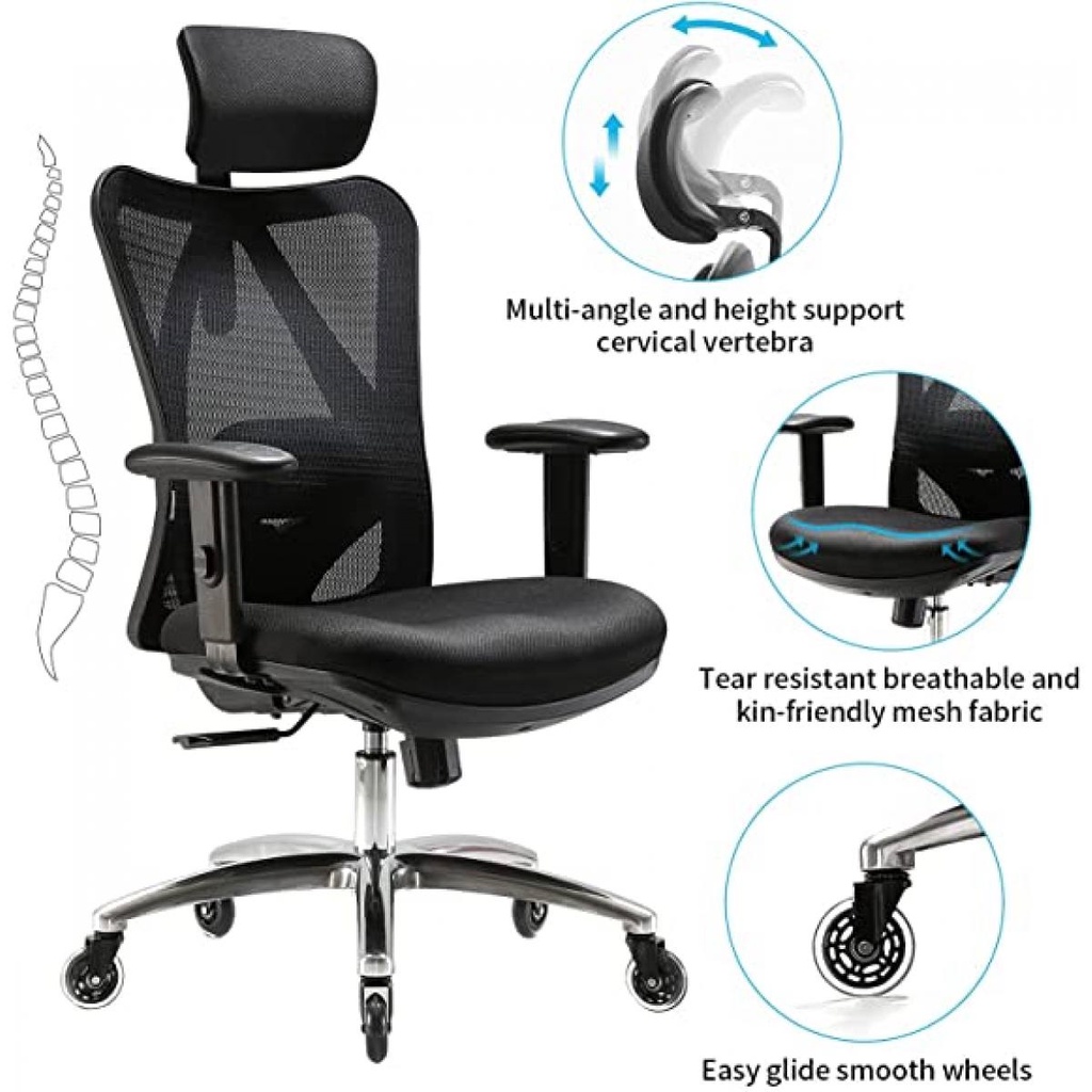 Ghế công thái học tốt  Sihoo M18 - Chính Hãng Mới 100% Bảo Hành 36 Tháng