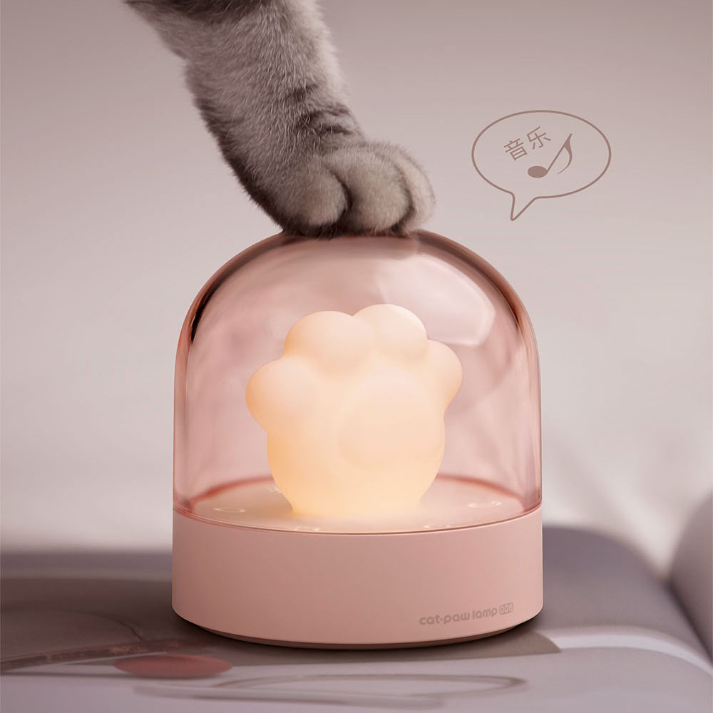 Xiaomi LED Nightlight, Bedside Music Lamp, Cute Cat Pictures, Cartoon, Christmas Gifts