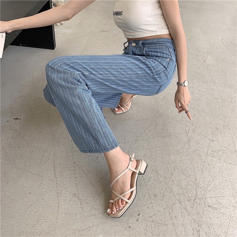 Sandan xỏ ngón gót vuônh 3 phân