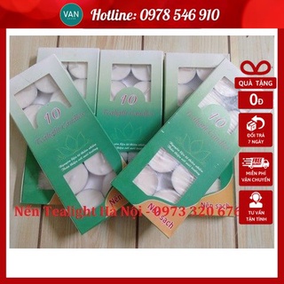 50 viên nến tealight màu trắng