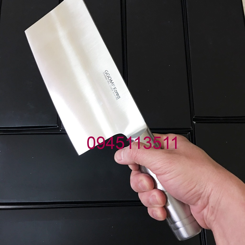 Dao chặt xương Hàn Quốc cao cấp thép nguyên khối GG318-87875 không gỉ dài 31.5cm-chính hãng