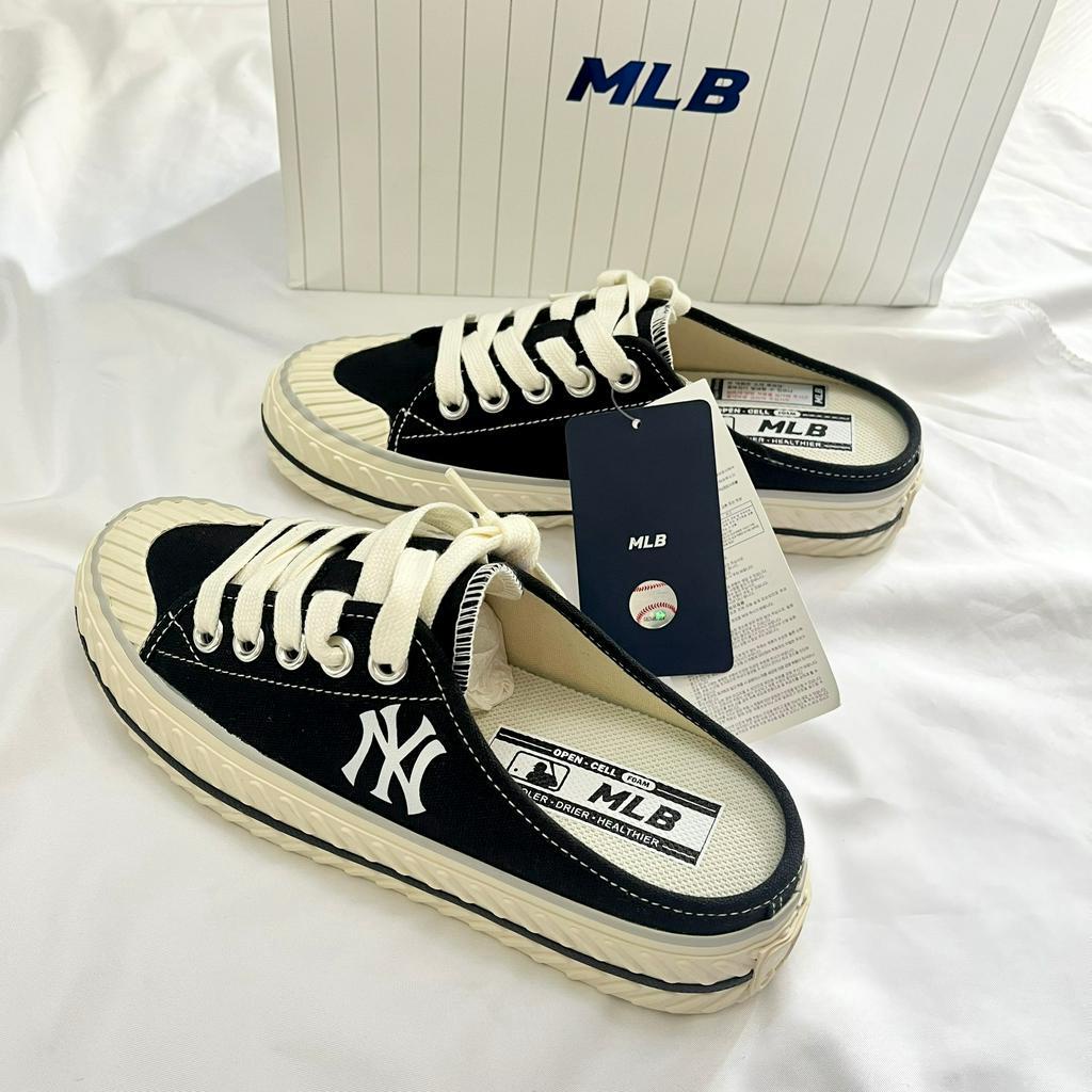 Sục MLB chính hãng nhiều màu - giày đạp gót đế tăng chiều cao tự nhiên, tiện lợi cá tính cho nữ
