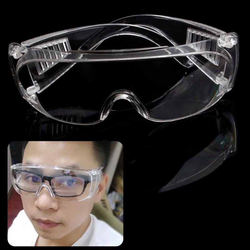 PCF* New Clear Vented Safety Goggles Eye Protection Protective Lab Anti Fog Glasses