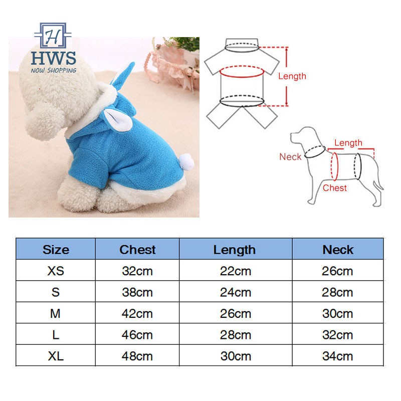 Dễ Thương Áo Khoác Lông Cừu Có Mũ Tai Thỏ Cho Thú Cưng