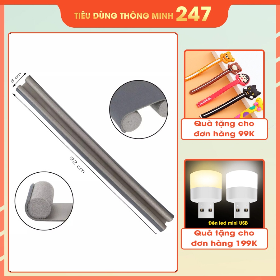 Nẹp Xốp Chặn Khe Cửa Chống Ồn, Ngăn Côn Trùng, Bụi Bẩn, Gió Điều Hoà, Tránh Kẹp Chân Tay Trẻ Nhỏ