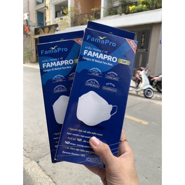 Khẩu trang y tế Famapro 4D