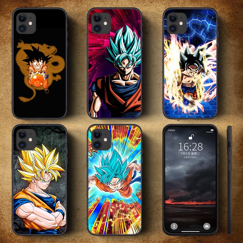 Ốp điện thoại TPU mềm 42POY in hình phong cách Dragon Ball goku DragonBall Z cho iPhone 6 6S 7 8 Plus X XS XR 11 Pro Max