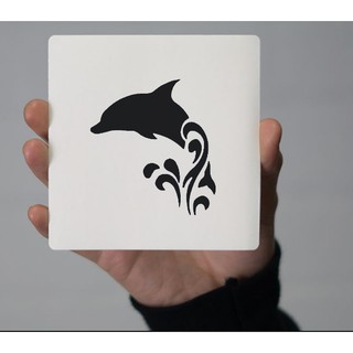 Khuôn decal cá voi