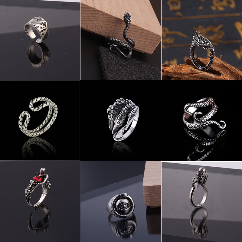 Nhẫn Hở Phong Cách Âu Mỹ Thời Trang Cá Tính