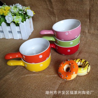 Bát sứ adkn hình gáo chấm bi
