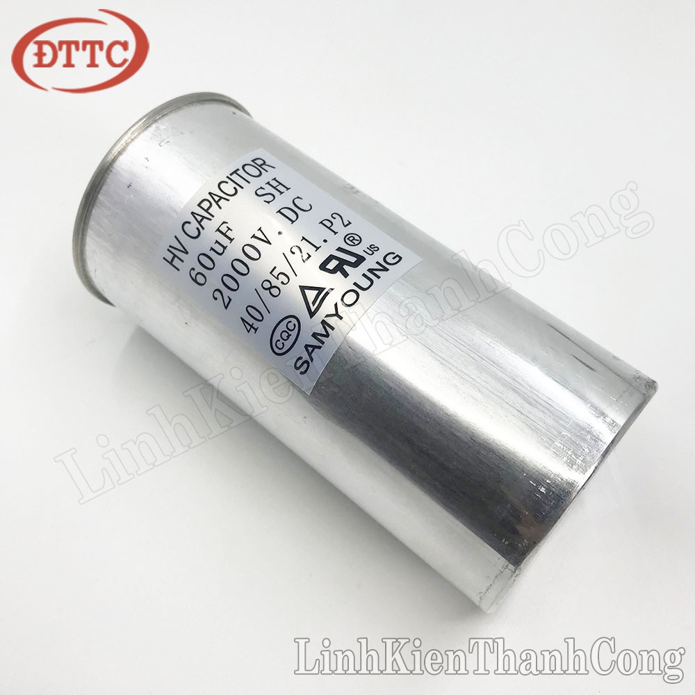 Tụ 60uF 2000V SAMYOUNG (60mmx130mm)