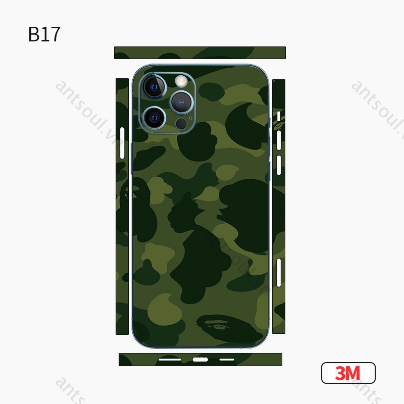 Miếng dán bảo vệ mặt lưng cho iPhone12 pro max 12 12Pro 12promax 12mini