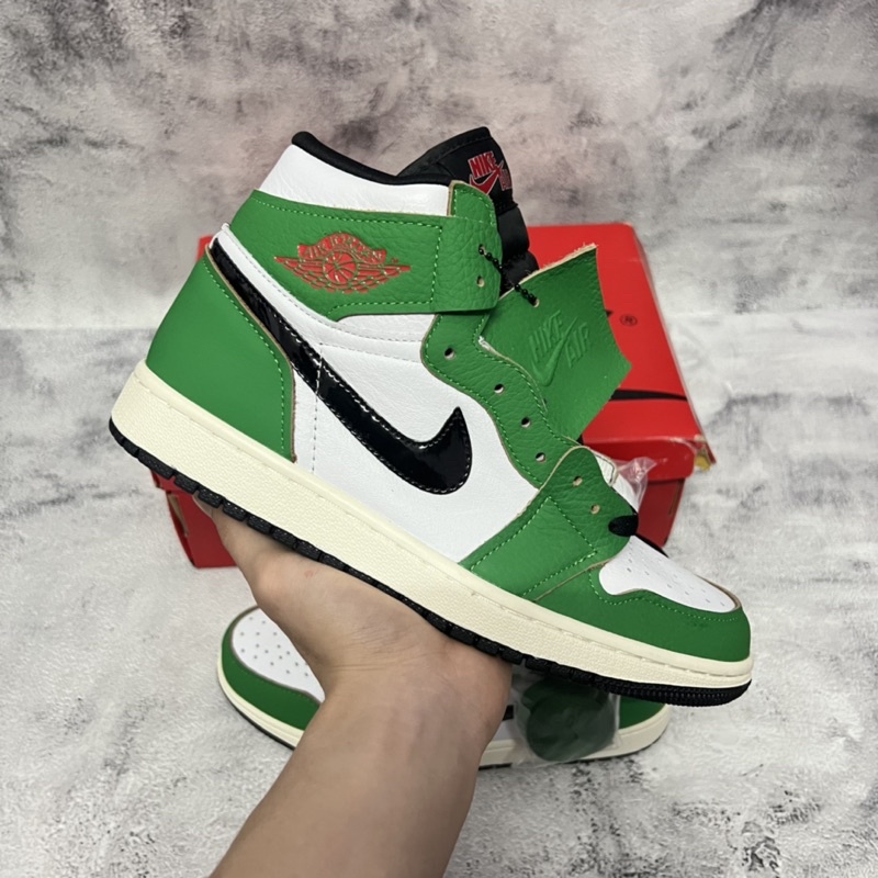 [KELLY SNEAKERS] Giày Thể Thai Sneaker Jordan 1 High “Lucky Green” - Phiên Bản Cao Cấp (Ảnh Thật + Hàng Sẵn)