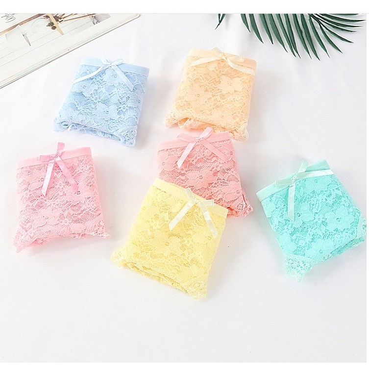 Quần lót nữ sexy Hoàng Oanh vải ren thoáng mát hoa đính nơ - 3808 | BigBuy360 - bigbuy360.vn