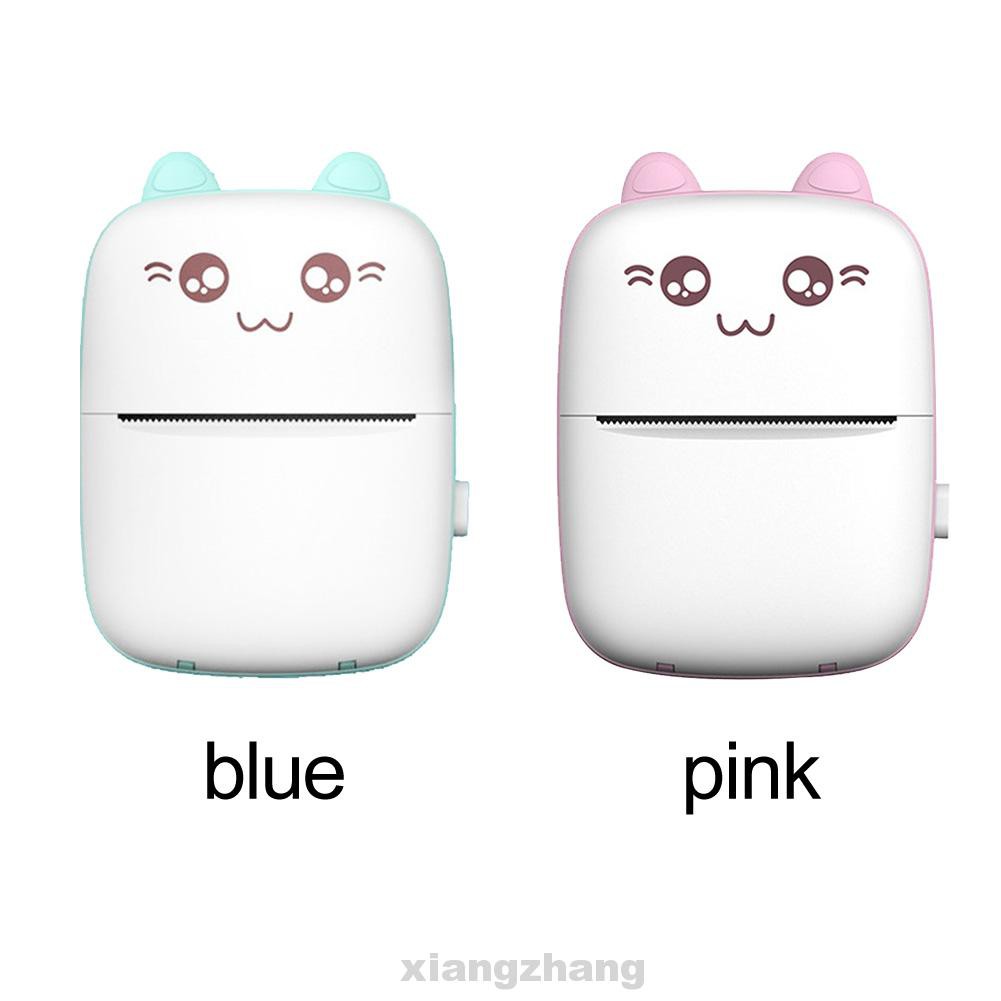 Máy in nhiệt mini cầm tay 200dpi HD đáng yêu cho văn phòng kèm 1 cuộn giấy in (có bán lẻ giấy in) | BigBuy360 - bigbuy360.vn